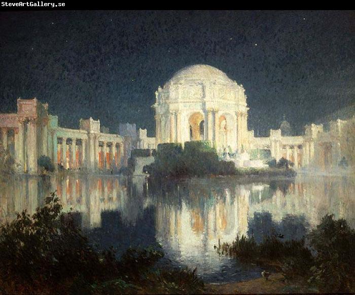 Colin Campbell Cooper Painting of the Palace of Fine Arts in San Francisco, c. 1915
